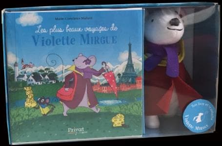 Les plus beaux voyages de Violette Mirgue avec une peluche