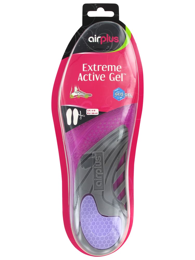 Semelles en Gel Activées Extrêmes Airplus - 1 Paire - Taille : 36 - 41